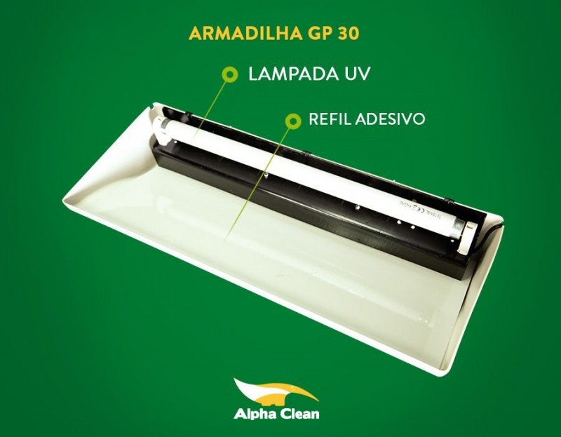 Armadilha Luminosa Mata Mosca GP 30 - ALPHA CLEAN Controle de Pragas / Dedetizadora (48)3439-3119 Criciúma