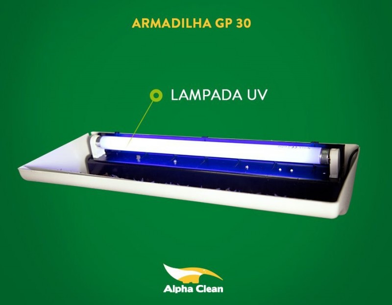 Armadilha Luminosa Mata Mosca GP 30 - ALPHA CLEAN Controle de Pragas / Dedetizadora (48)3439-3119 Criciúma