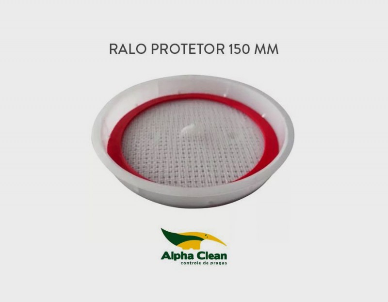 Ralo protetor 150 mm - ALPHA CLEAN Controle de Pragas / Dedetizadora (48)3439-3119 Criciúma